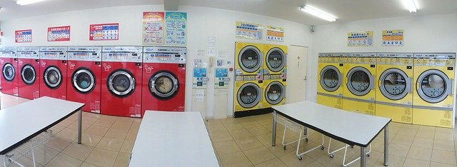Wasmachines drogers wasserette