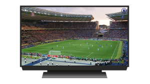Voetbal kijken televisie